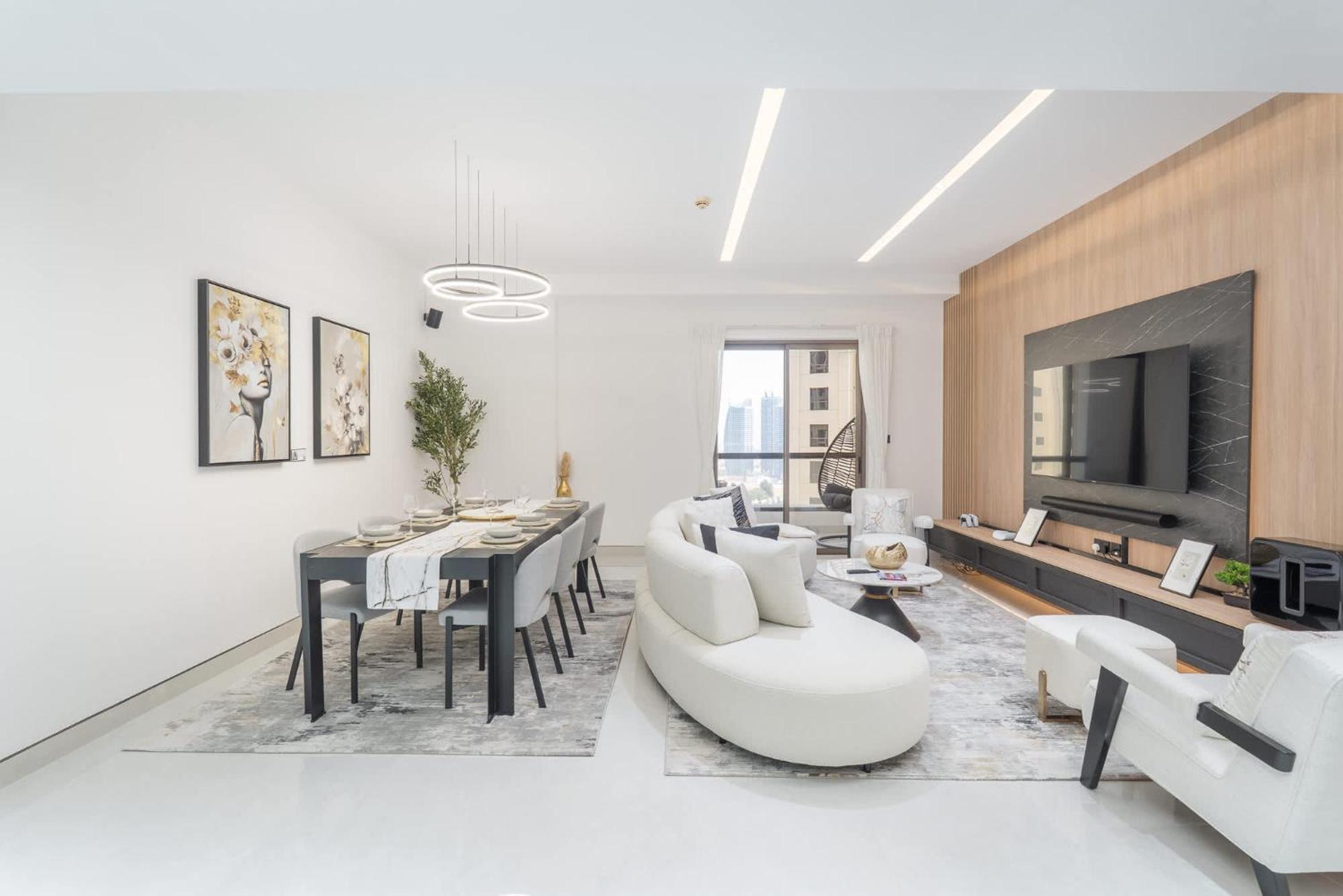 Bahar 2's Stylish 2 Bedroom That Sleeps 4 Apartment Dubai